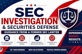 provide sec investigation and securities defense guidance from former sec lawyer