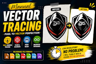 vectorize logo, vector tracing, redraw, convert image to vector