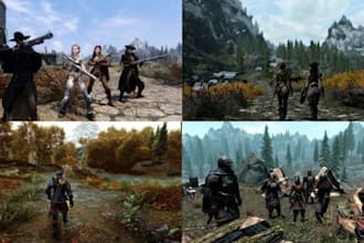 bannerlord, skyrim, bg3, l4d2, elden ring, fallout, witcher 3 model assets armor