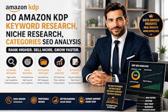 do amazon KDP keyword research, niche research, categories  SEO analysis