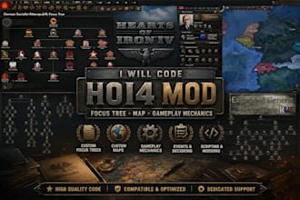 code custom hio4 mod, focus trees, maps, events and mechanics