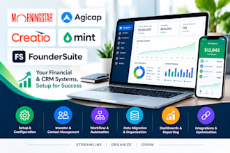 setup investment management morningstar agicap creatio CRM mint foundersuite
