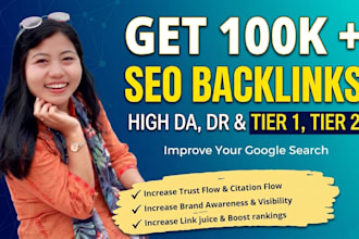 build tier 1 and tier 2 high quality backlinks with high da