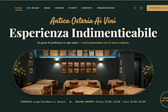 build a restaurant website with online booking and ordering