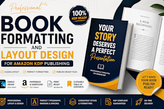 do book formatting for amazon kdp, book layout design for amazon kdp publishing