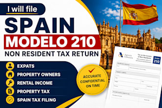 file spain modelo 210 non resident tax return
