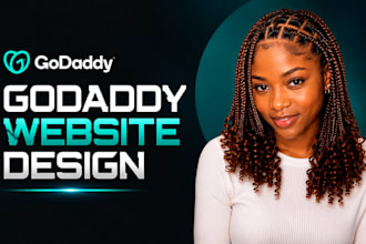 design godaddy website, godaddy website redesign, develop godaddy website