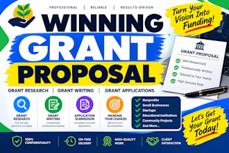 write winning grant proposal, grant research, grant writing, grant applications