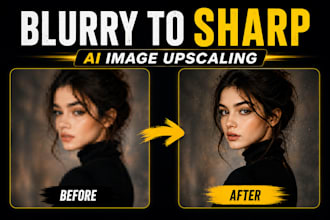 fix blurry photos and upscale low resolution images with ai