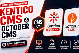 kentico cms development, october cms themes, kentico xperience, lavarel october