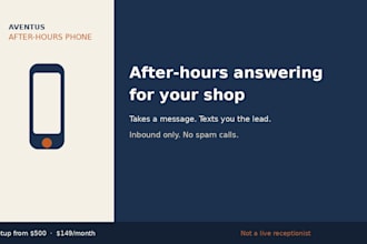 set up after hours ai phone answering for your shop