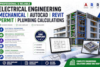 electrical engineering mechanical autocad revit permit drawings website design
