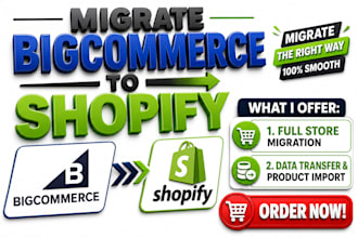migrate bigcommerce to shopify transfer bigcommerce website to shopify store