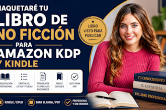 maquetaré tu libro de no ficción para amazon KDP y kindle