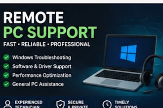 provide remote PC and windows technical support