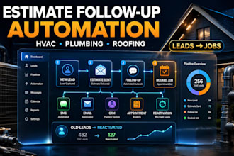 automate hvac plumbing roofing estimate follow up and lead reactivation