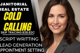 janitorial b2b cold calling real estate appointment setting lead generation