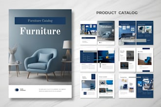 indesign product catalog, fashion lookbook, luxury jewelry, furniture home decor