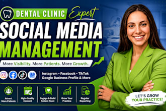 manage dental clinic social media marketing and meta ads for dentists