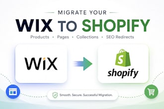 shopify ecommerce migration wix to shopify copy clone website migrate to shopify