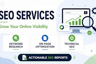 professional SEO keyword research and on page optimization