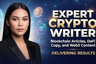 write engaging crypto articles, web3 copy and blockchain content