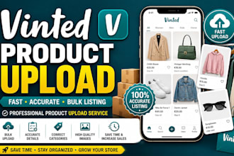 register seller and list product on vinted, vinted seo bulk upload and promotion