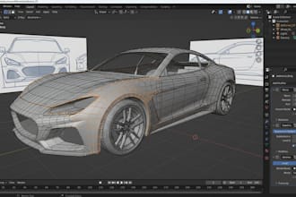 create realistic 3d car modeling, automotive design, 3d vehicle, car rendering