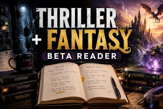 beta read fantasy ya beta read romantasy thriller beta reading sci fi beta read