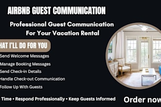 handle your airbnb guest messages and keep guests informed