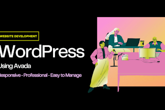 build a professional wordpress website using the avada theme
