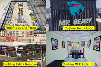 custom fivem mlo interior design and 3d texturing