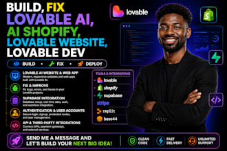 build, fix  lovable ai, ai shopify, lovable website, lovable dev
