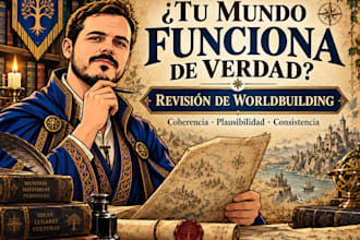 review your fantasy world for realism and consistency