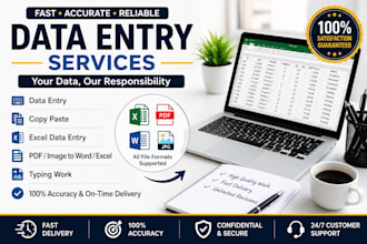 do data entry typing and ms office tasks