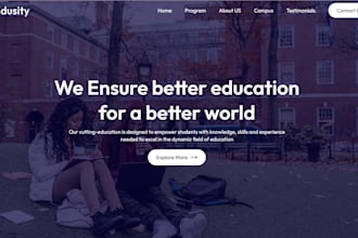 build responsive react websites for business