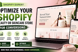 design and optimize your shopify beauty store, spa, cosmetics lipstick for sales