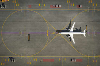 create 3d airport, aircraft hangar, terminal, airplane way out, airplane park