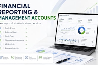 prepare financial reports and management accounts