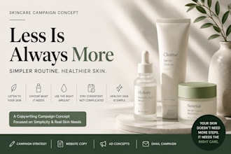 write research based skincare and articles for your brand