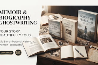 ghostwrite memoir biography writing personal history life story book writer