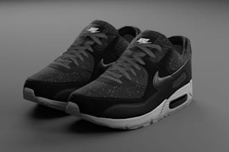 do 3d shoe, cloth and wears
