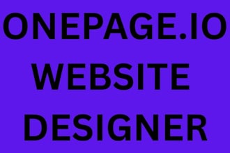creae onepage io website for you