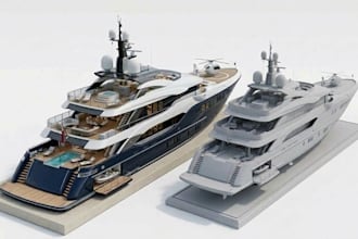 create a custom 3d ship yacht boat vessel and marine model and watercraft model