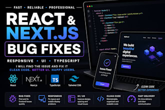 fix react and nextjs bugs and responsive issues