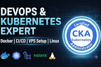 set up, deploy, and fix docker, linux vps, ci cd, k8s