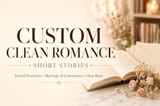 write a custom clean contemporary romance short story