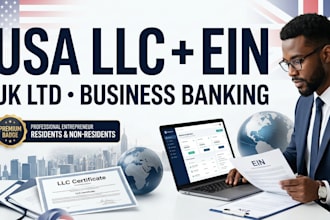 register your US llc ein and UK ltd for residents and non residents