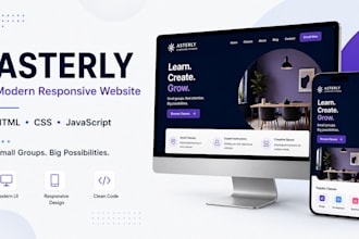 build a responsive landing page