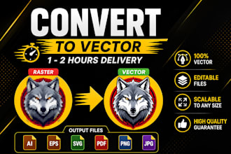 vectorize image, vector tracing, vector logo, image to vector